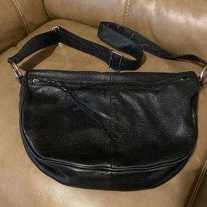 Elizabeth and James Leather Bag Black